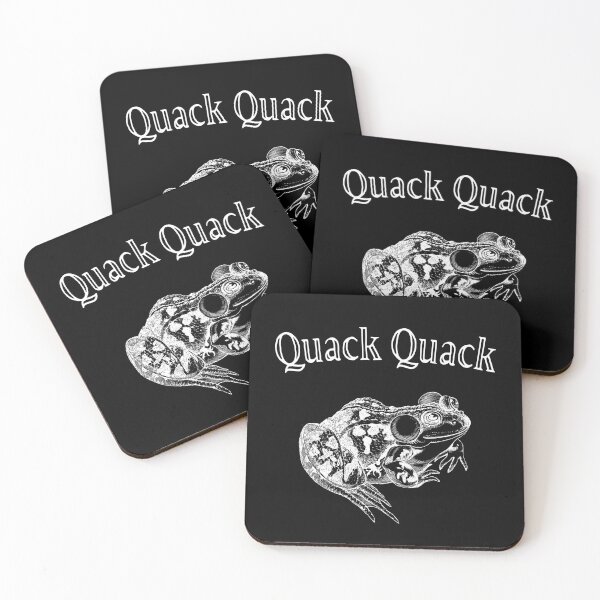 Item preview, Quack quack (white) designed and sold by thatsit-itslit.