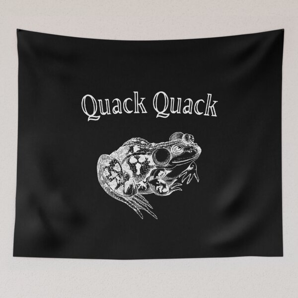 Item preview, Quack quack (white) designed and sold by thatsit-itslit.