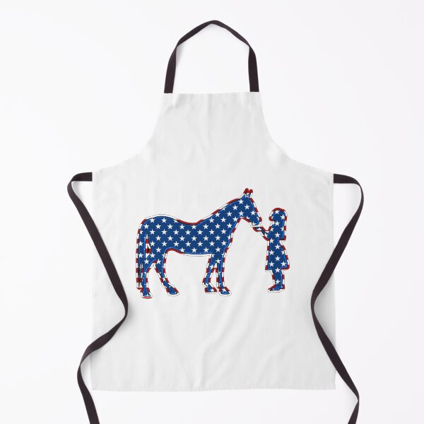 Item preview, AMERICAN FLAG HORSE AND GIRL DESIGN ART designed and sold by atena200092.