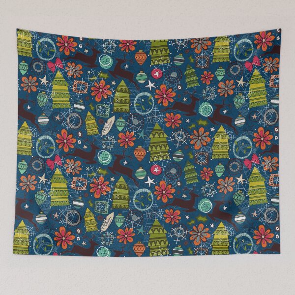 Item preview, joyous jumble indigo designed and sold by scrummy.