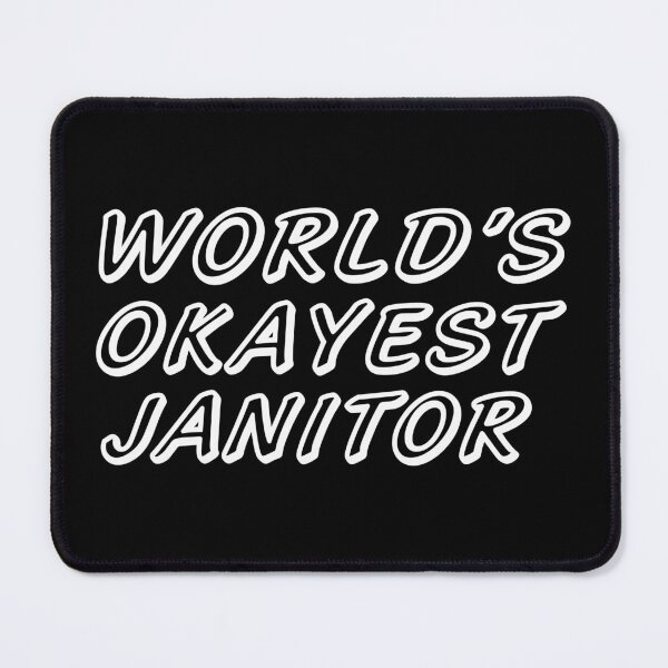 Item preview, WORLD'S OKAYEST JANITOR designed and sold by T-shirtgallery.
