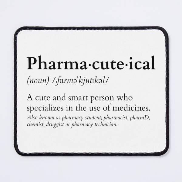 Item preview, Pharma-cute-ical definition, dictionary style designed and sold by Eenig.