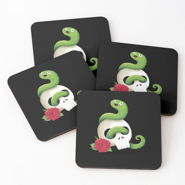 Item preview, Ultra Badass Snake in Skull designed and sold by DinoMike.
