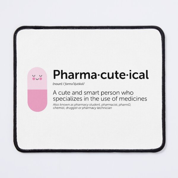 Item preview, Pink pharma-cute-ical definition designed and sold by Eenig.