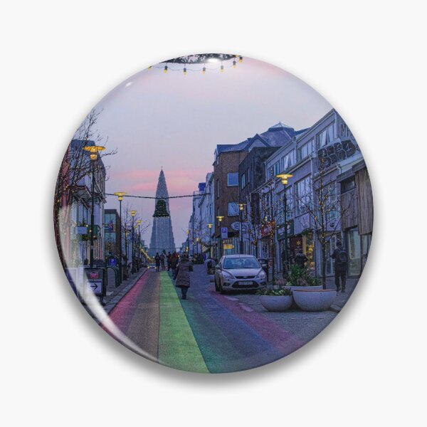 Item preview, Reykjavik Iceland,Rainbow road designed and sold by kathleenjean.