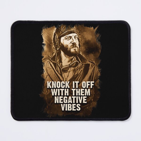 Item preview, Oddball Vintage Portrait Quote Knock It Off With Them Negative vibes designed and sold by Naumovski.
