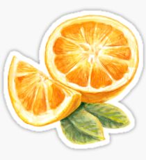 Orange fruit Sticker