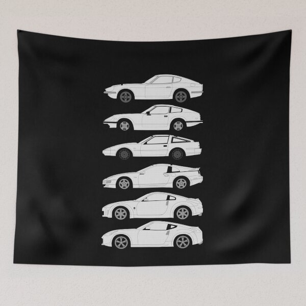 Aperçu de l'œuvre NISSAN Fairlady Z Histoire Pour Garçons Femmes Vintage T-shirt Classique Tendance Filles Marque De Voiture s Voiture s Amoureux De Voitures Vintage s créée et vendue par DANIELLE DAVIS.