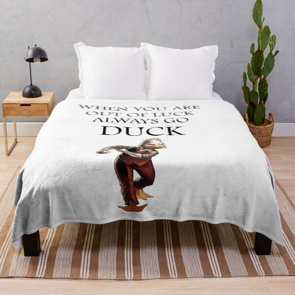 Item preview, WHEN YOU ARE OUT OF LUCK ALWAYS GO DUCK designed and sold by myhappyquokka.