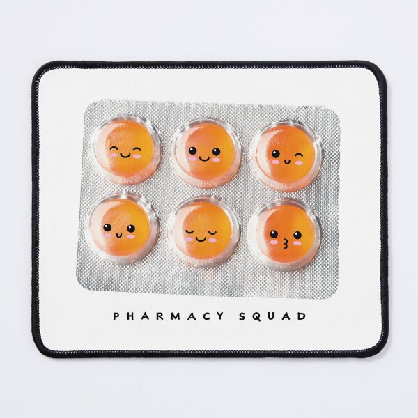 Item preview, Pharmacy squad blister orange emoji pills designed and sold by Eenig.