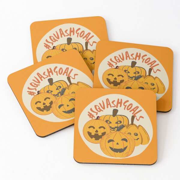 Item preview, Squash Goals, Halloween pun designed and sold by Eunoia-ikigai.