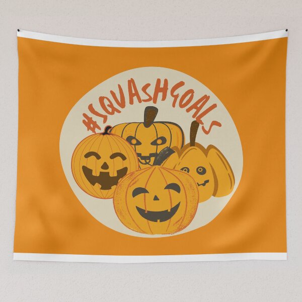 Item preview, Squash Goals, Halloween pun designed and sold by Eunoia-ikigai.
