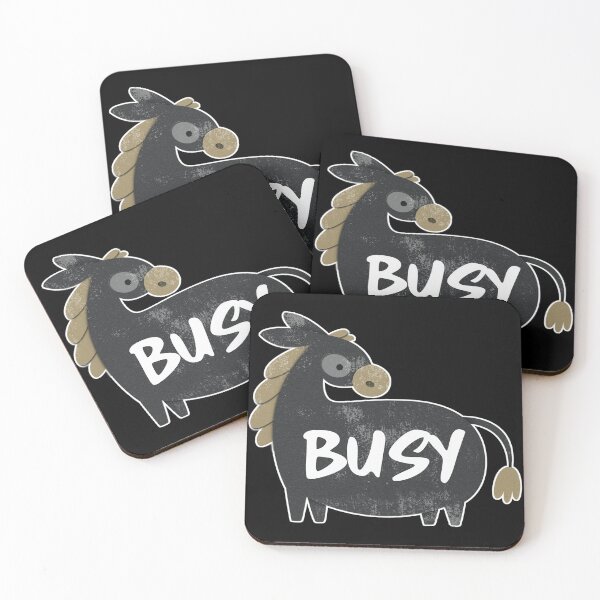 Item preview, Busy donkey -- cartoon distressed motivated designed and sold by glitchman2.