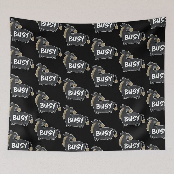 Item preview, Busy donkey -- cartoon distressed motivated designed and sold by glitchman2.