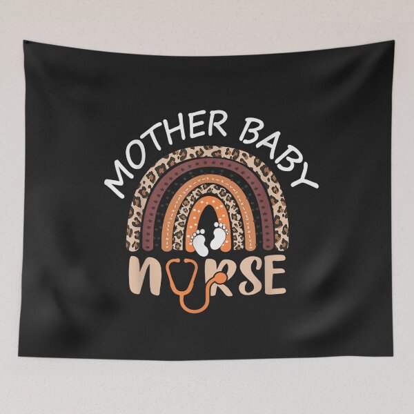 Item preview, Postpartum Mother Baby Nurse _ Mom Baby Postpartum Nursing T-Shirt designed and sold by Blue-Rechard.