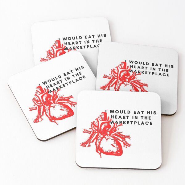 Item preview, I Would Eat His Heart in the Market Place | Beatrice Quote Shakespeare designed and sold by AthenianGarb.