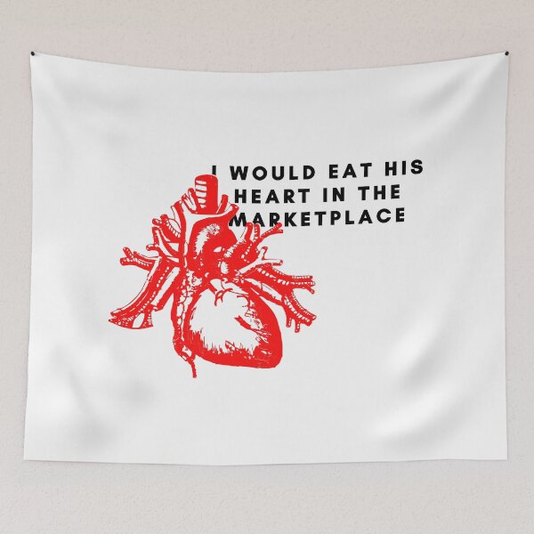 Item preview, I Would Eat His Heart in the Market Place | Beatrice Quote Shakespeare designed and sold by AthenianGarb.
