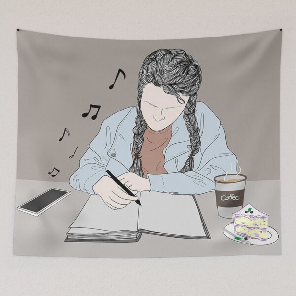 Item preview, Working While Listening To Music designed and sold by Inez-kemmy.