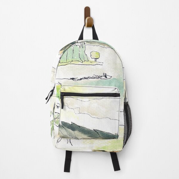 Item preview, Landscape Sketch Lake Wakatipu, Queenstown, New Zealand designed and sold by Mimi Huang.