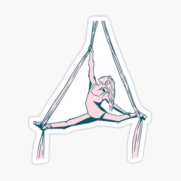 Aerial Silk | Aerialist dancer Sticker