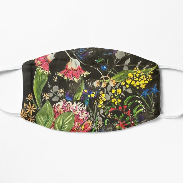 Native Blossoms Flat Mask