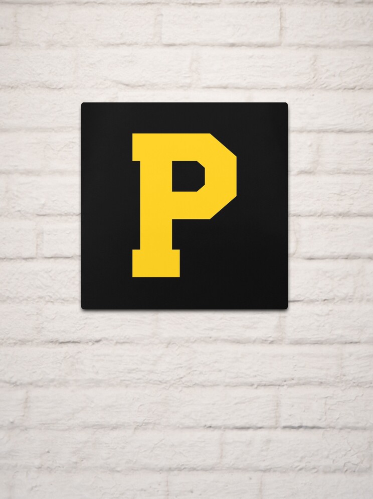 Alphabet, Black P, Sports letter P Sticker for Sale by TheCultStuff