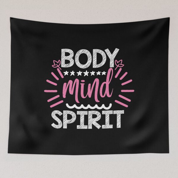 Item preview, Body Mind Spirit Yoga Quotes designed and sold by D3monic.