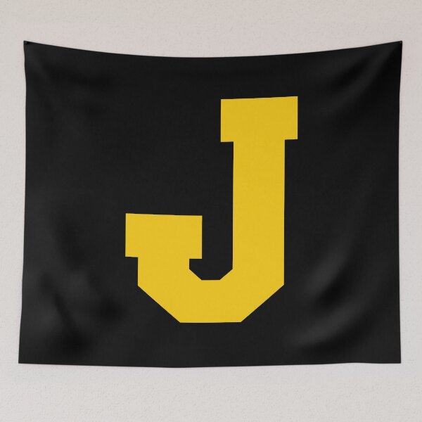Item preview, Alphabet, Yellow J, Sports letter J designed and sold by TheCultStuff.