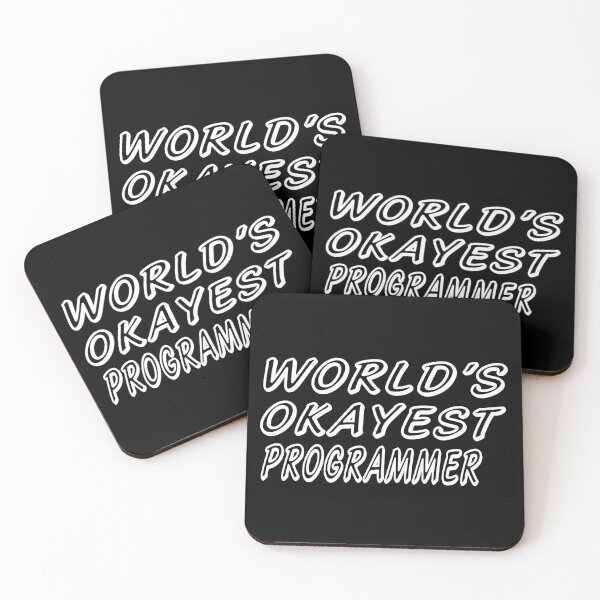 Item preview, WORLD'S OKAYEST  PROGRAMMER designed and sold by T-shirtgallery.