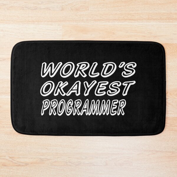 Item preview, WORLD'S OKAYEST  PROGRAMMER designed and sold by T-shirtgallery.