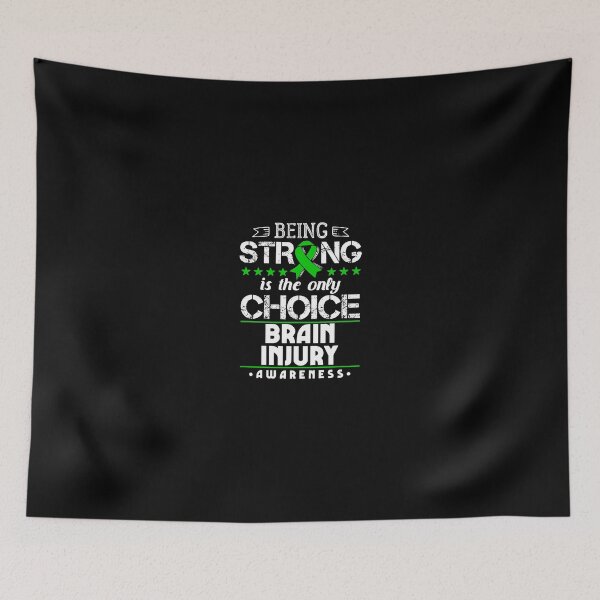 Item preview, Brain Trauma Gift Tbi Intracranial Injury Awareness Ribbon designed and sold by iesingc.