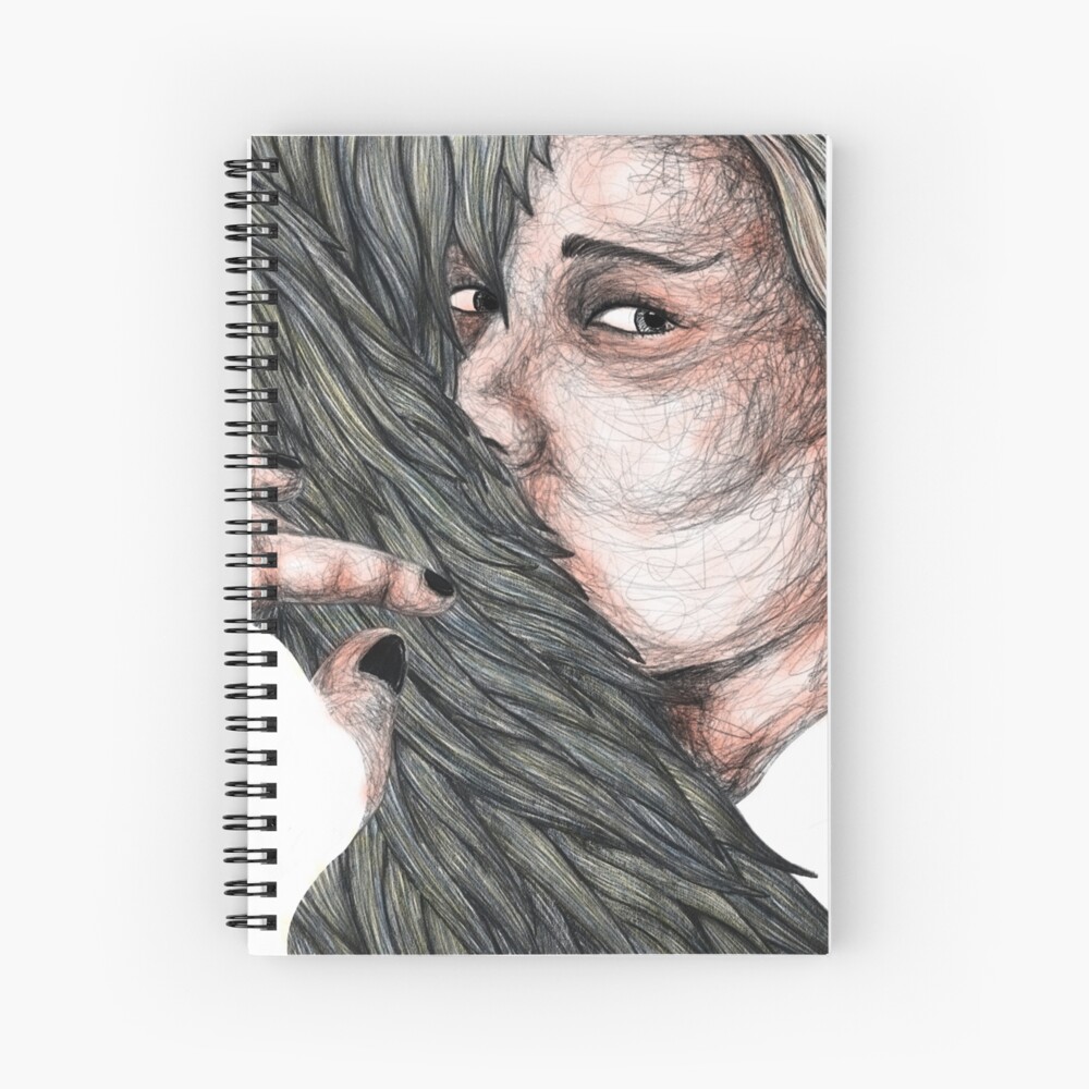 Hanna (Noir) Spiral Notebook