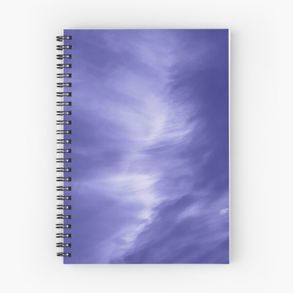 Item preview, Wispy blue clouds captured by the warm sunset designed and sold by James-Cole.