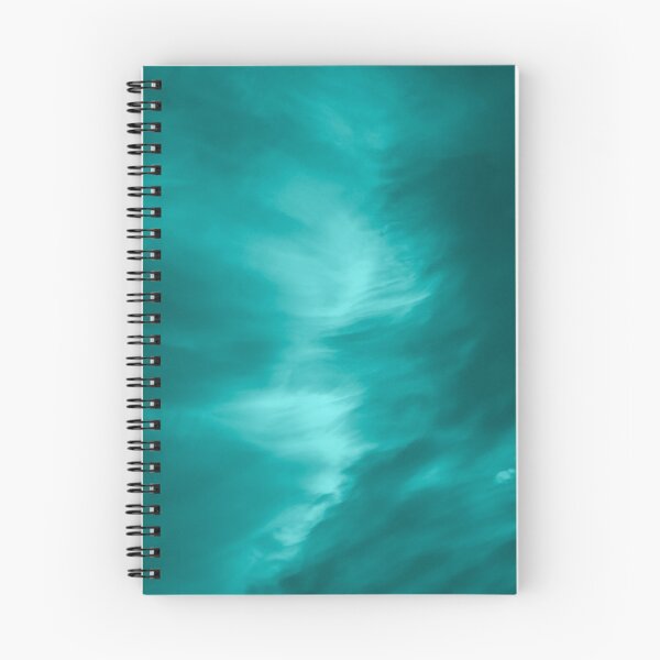 Item preview, Wispy cyan aqua clouds captured by the warm sunset designed and sold by James-Cole.