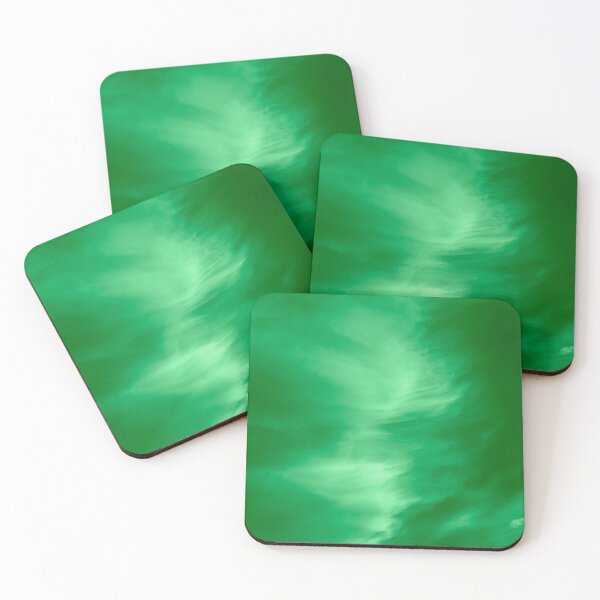 Item preview, Wispy green clouds captured by the warm sunset designed and sold by James-Cole.