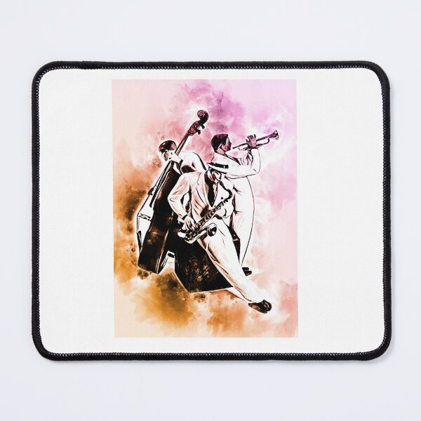 Item preview, JAZZ Band Musicians Unique Watercolor Music Artwork designed and sold by Naumovski.