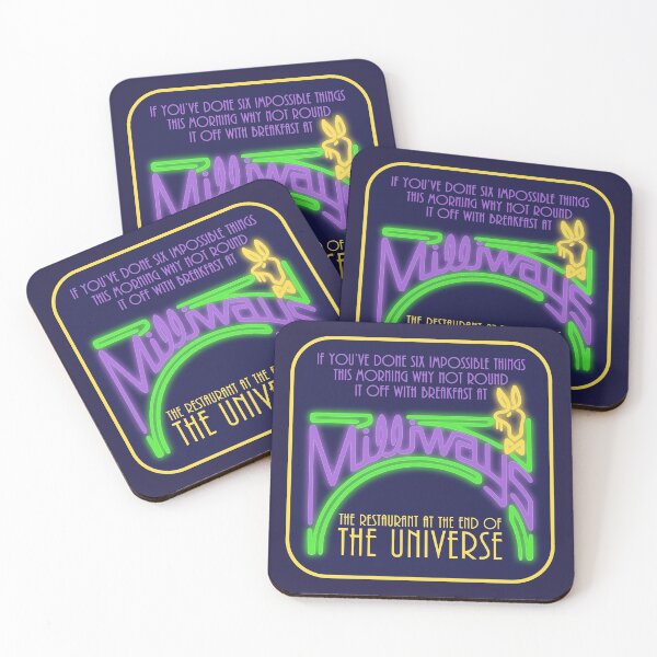 Item preview, Milliways Restaurant - Six Impossible Things designed and sold by BeyondGraphic.