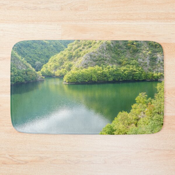 Item preview, Emerald and Jade - Serene Forest Lake in Rich Jewel Tones designed and sold by Georgia Mizuleva.