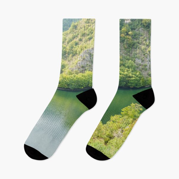 Item preview, Emerald and Jade - Serene Forest Lake in Rich Jewel Tones designed and sold by Georgia Mizuleva.