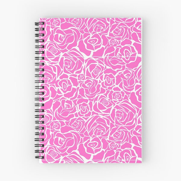 Artikelvorschau, Rosa Rosen-Blumen-2D-Stil-Muster-Hintergrund entworfen und verkauft von Red-ElYoubi.