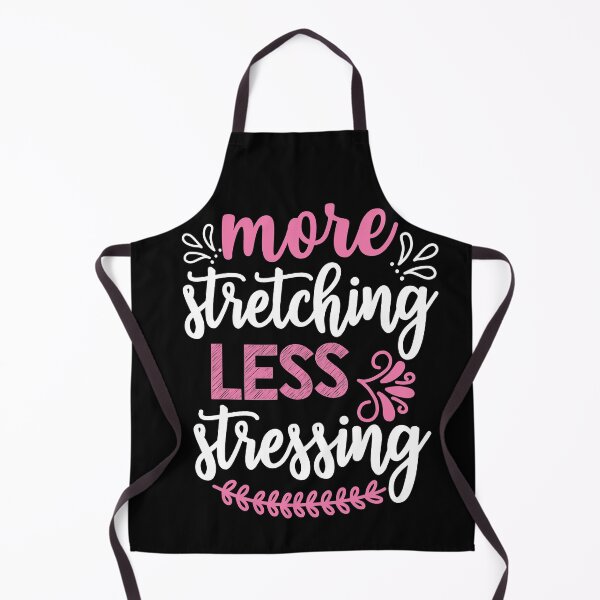 Item preview, More Streching Less Stressing Yoga Quote designed and sold by D3monic.