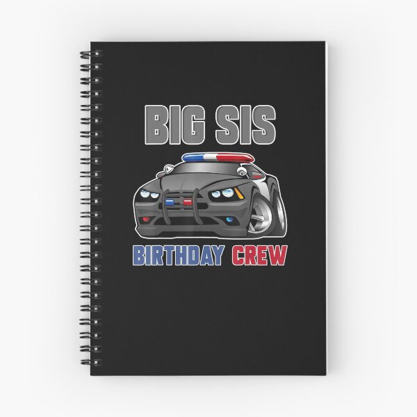 Item preview, Police Car Birthday Big Sis Cop Policeman designed and sold by Lequangtrung.
