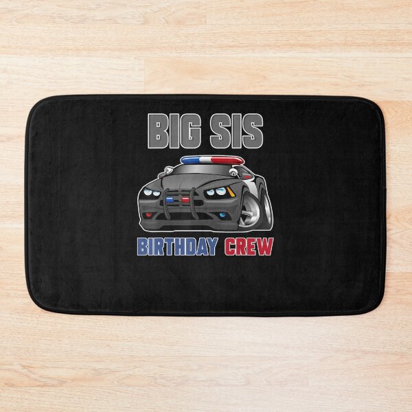 Item preview, Police Car Birthday Big Sis Cop Policeman designed and sold by Lequangtrung.