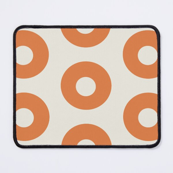 Item preview, Orange Donut Circle Design Pattern designed and sold by Luovamaailma.