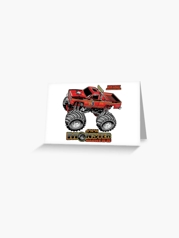Tamiya Vintage RC Clod Buster Monster Truck 4x4x4 Greeting Card for Sale  by TDanny