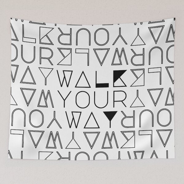 Item preview, WALK YOUR WAY STATEMENT SHIRT MERCHANDISE by MiraiDesigns designed and sold by miraidesigns.
