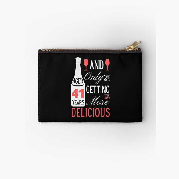 Item preview, 41th Birthday Gift or Greeting for Wine Lovers only getting more Delicious with Age designed and sold by yennyz.