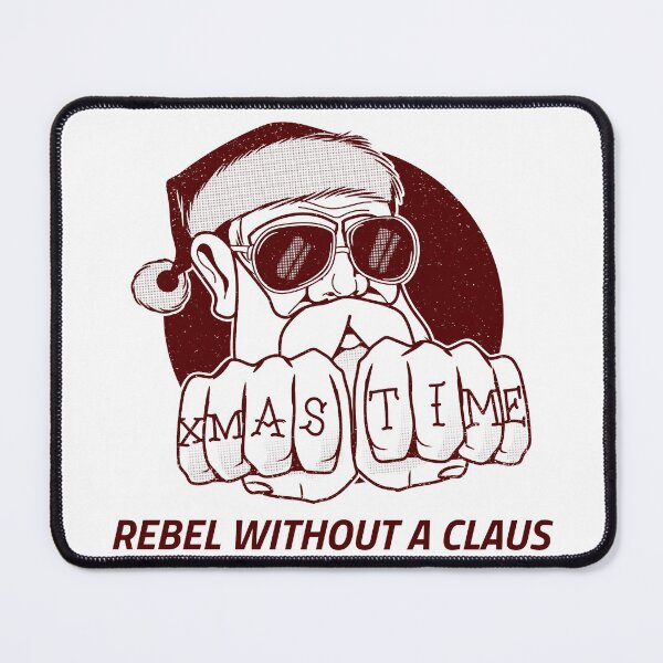 Item preview, Rebel Without a Claus designed and sold by crazydotdesigns.
