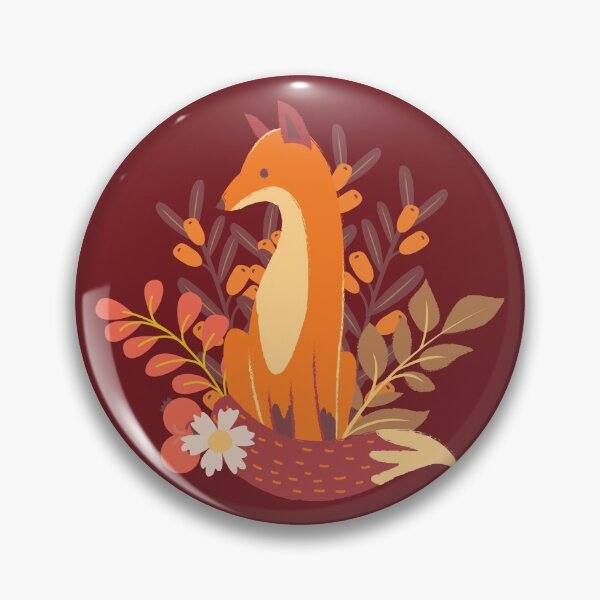 Item preview, Autumn floral and fox  designed and sold by FunnyChameleon.