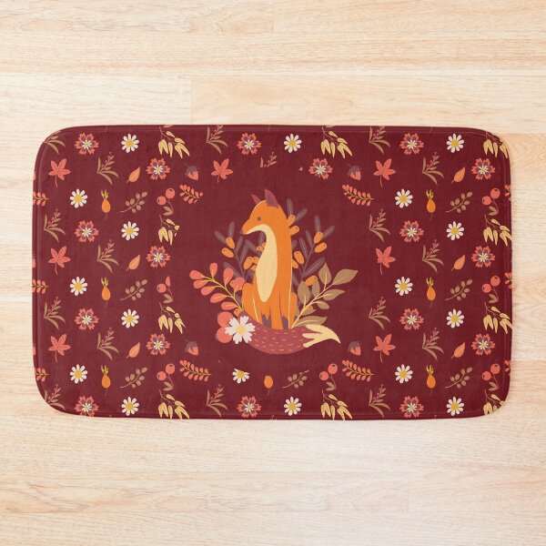 Item preview, Autumn floral and fox  designed and sold by FunnyChameleon.